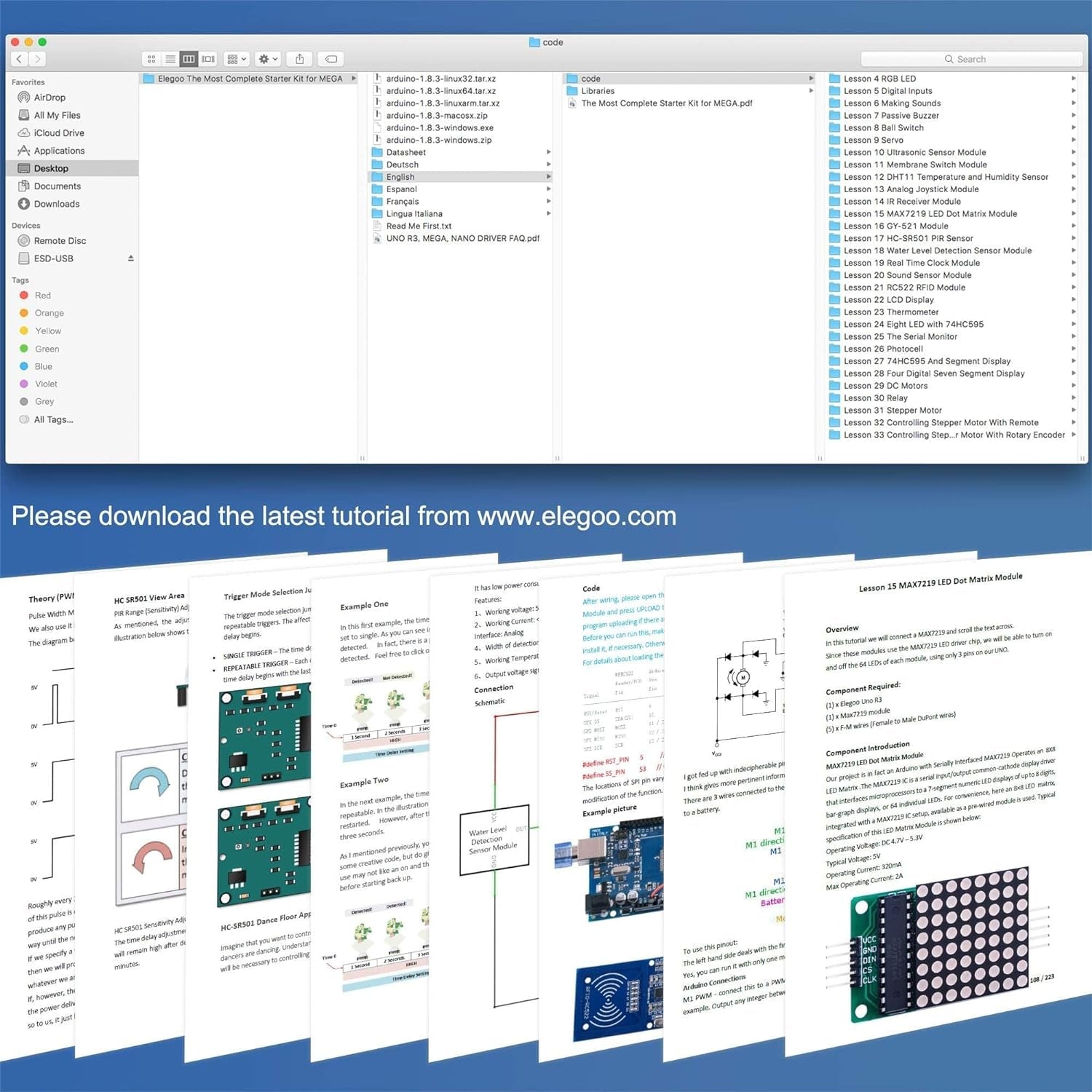 Mega R3 Project the Most Complete Ultimate Starter Kit with Tutorial Compatible with Arduino IDE