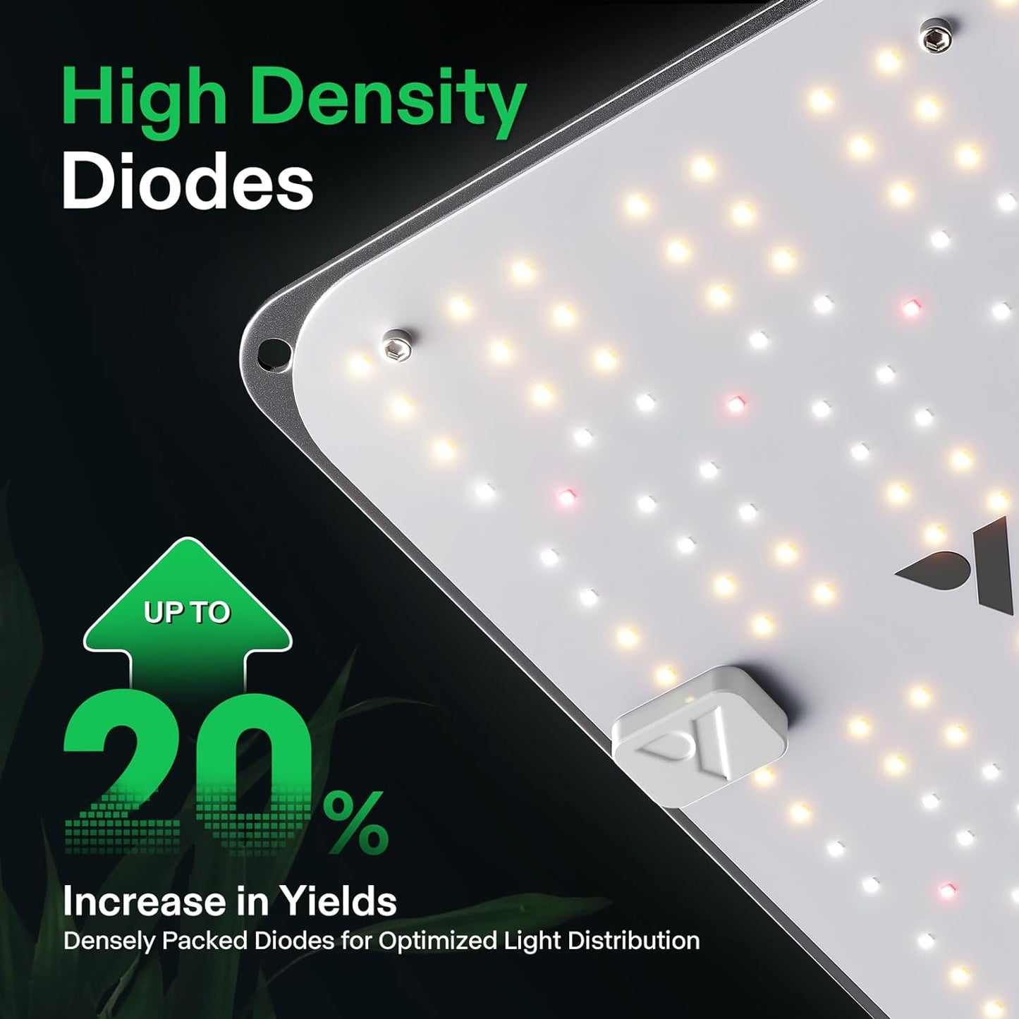 2-Pack VS1000E LED Grow Light, 2 X 2 Ft. LED Plant Light with Samsung Diodes and Sunlike Full Spectrum for Indoor Plants, Seedlings, Vegetables, and Flowers