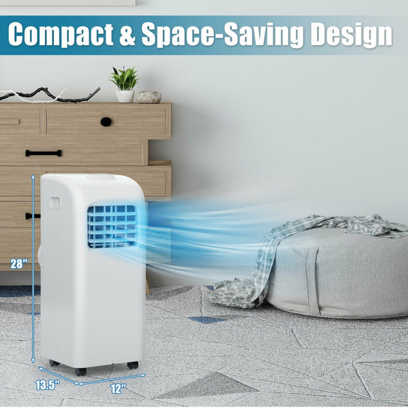 8000 Btu(Ashrae) Portable Air Conditioner with Dehumidifier Function