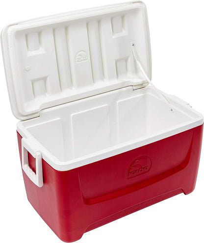 Island Breeze 48 Quart Cooler (Lava Red, 25.562 X 14.062 X 14.125-Inch)