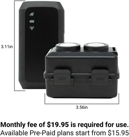 3.0 GPS Tracker - over 1 Month Battery - with Heavy Duty Waterproof Case and Powerful Magnets for Vehicles and Assets