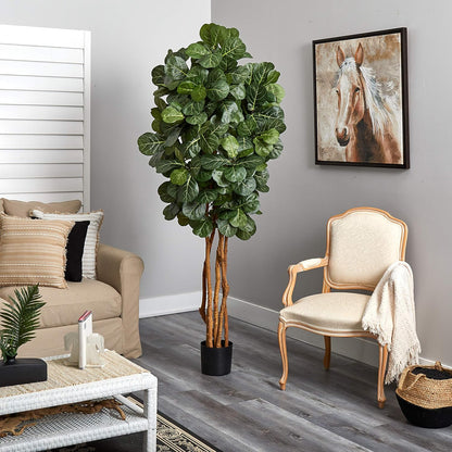 7Ft. Fiddle Leaf Fig Artificial Tree