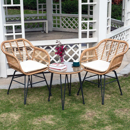 Virgie 2 - Person Outdoor Seating Group with Cushions - Design By Technique