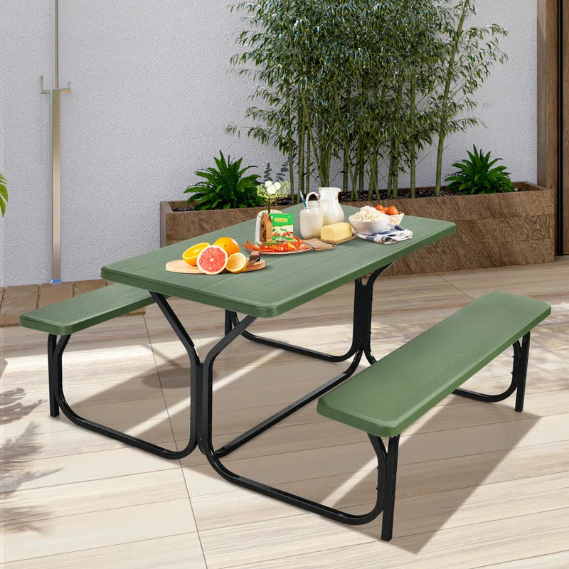 Mcalpin 4 - Person Rectangular Outdoor Dining Set