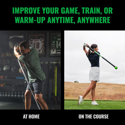 Golf Swing Trainer Aid as Seen in Netflix - Full Swing | Official Golf Fitness System of PGA Tour | Premium Golf Training Equipment Proven by Scottie Scheffler to Improve Swing Posture
