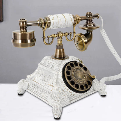 Rotary Dial Corded Telephone