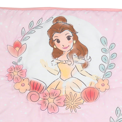 (LAMCR) Disney Princesses Nursery Baby Crib Bedding Set, Pink, 3 Count