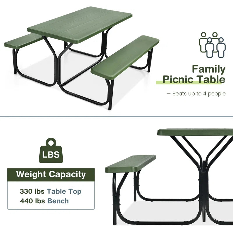 Mcalpin 4 - Person Rectangular Outdoor Dining Set