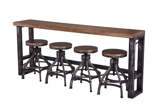 Wellman Metal Base Dining Height Pub Table