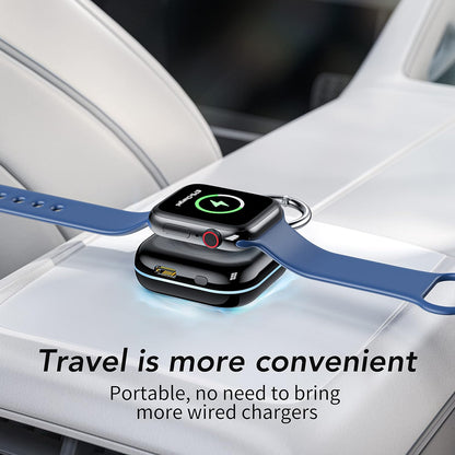 Portable Charger for Apple Watch,Wireless Magnetic Iwatch Charger 1200Mah Power Bank Travel Keychain Accessories Smart Watch Charger for Apple Watch Series 9/8/7/6/Se/5/4/3/2/1/Uitra/Uitra 2