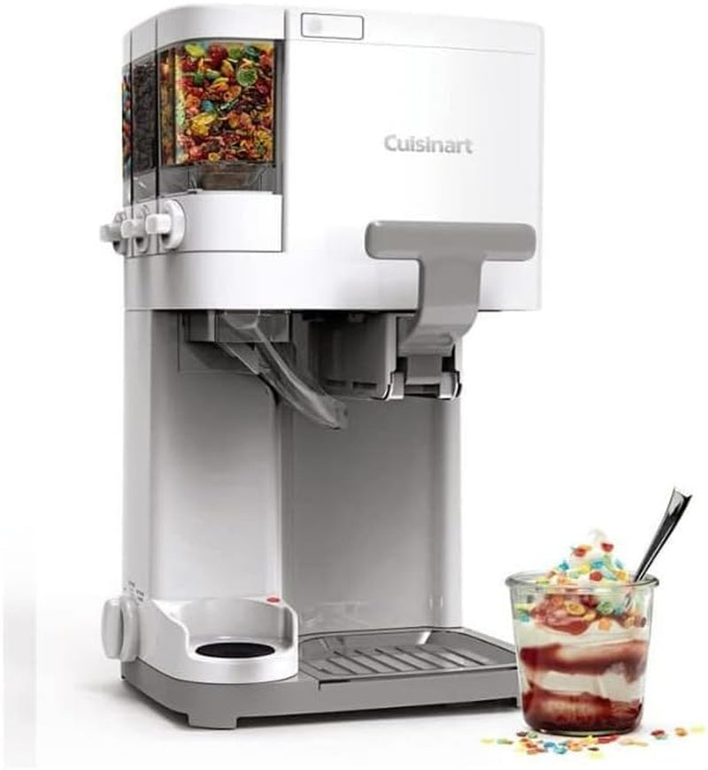 Ice Cream Maker Machine, 1.5 Quart Mix It in Soft Serve, Yogurt, Sorbet, Sherbet Maker, White, ICE-45P1