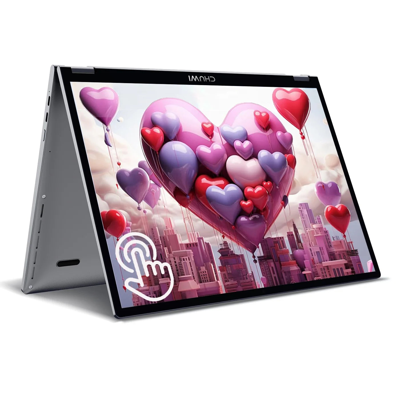 10.51" 360° Touchscreen Mini Laptop 512GB SSD 12GB Ram,Intel Quad-Core 12Th Alder Lake N100(Up to 3.4Ghz),Windows 11,2 in 1 Gaming Tablet Notebook Computer,1Tb SSD Expand