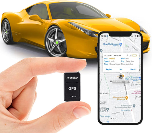 GPS Tracker for Vehicles Precise Real Time Tracking Devices Magnet Mount Full Global Coverage Tracker Device for Kids, Car Hidden, Assets, Elderly - GF-07