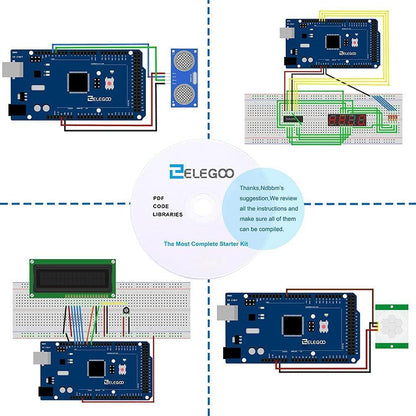 Mega R3 Project the Most Complete Ultimate Starter Kit with Tutorial Compatible with Arduino IDE