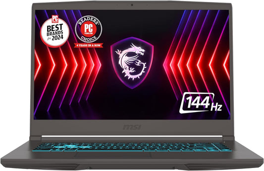 Thin A15 15.6” 144Hz FHD Gaming Laptop: Ryzen 5-7535HS, NVIDIA Geforce RTX 2050, 8GB DDR5, 512GB Nvme SSD, Cooler Boost 5, Win 11: Black B7UCX-218US