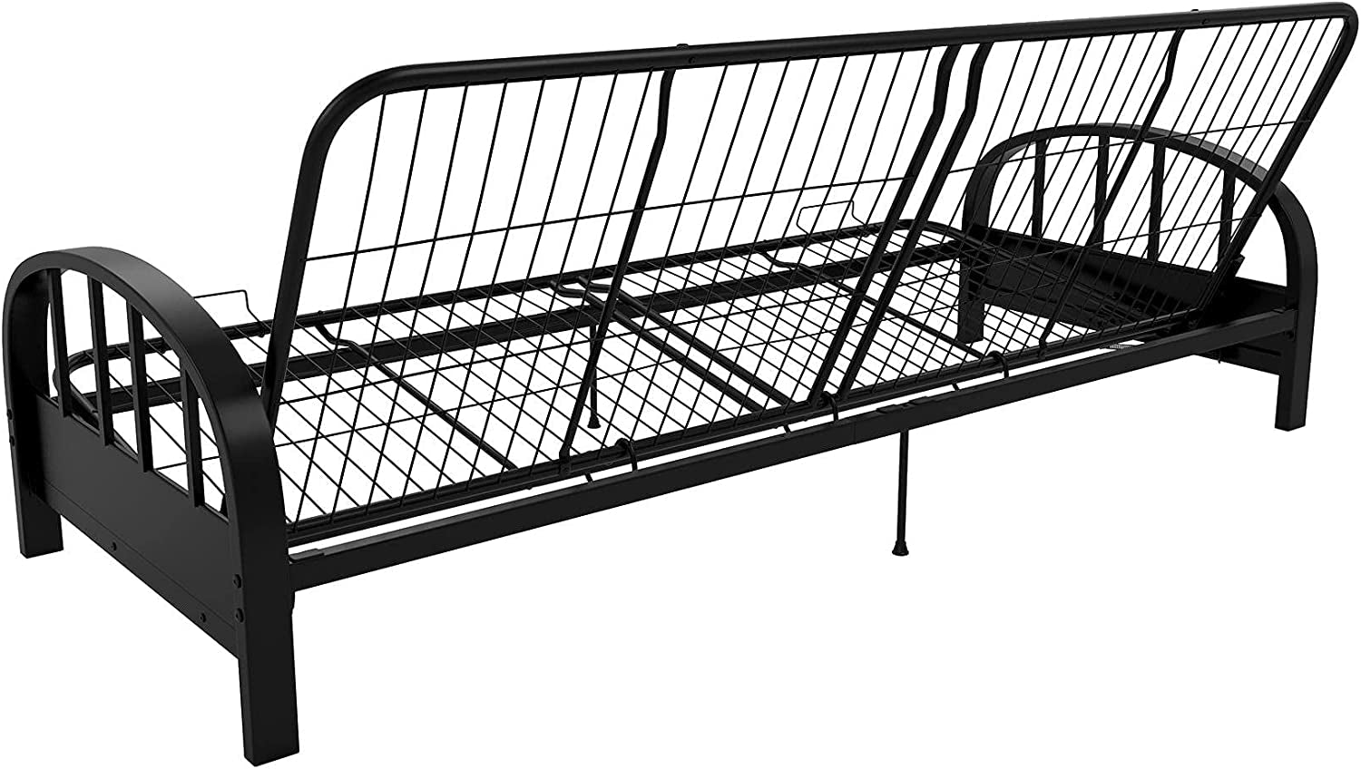 Aiden Metal Futon Frame, Black Large