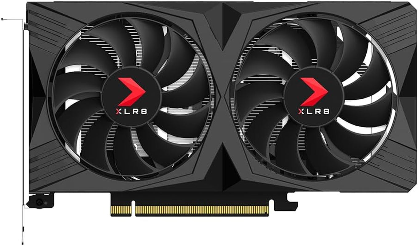 Geforce RTX™ 4060 8GB XLR8 Gaming Verto™ Dual Fan OC Graphics Card DLSS 3 (128-Bit, Pcie 4.0, GDDR6, Hdmi/Displayport, Supports 4K, 2 Slot)