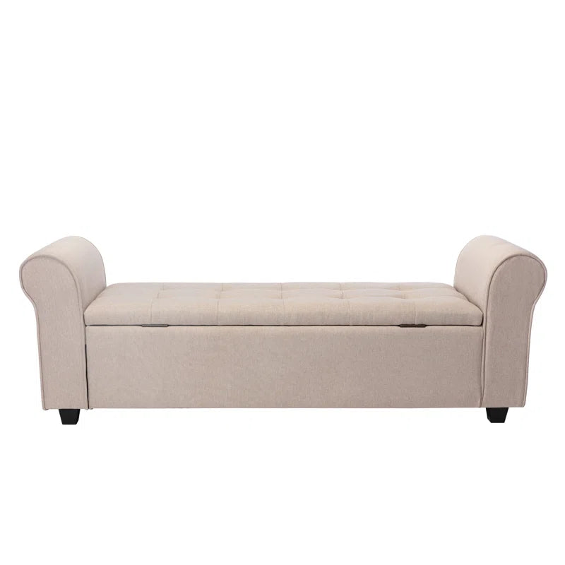 Landaverde Fabric Upholstered Storage Bench