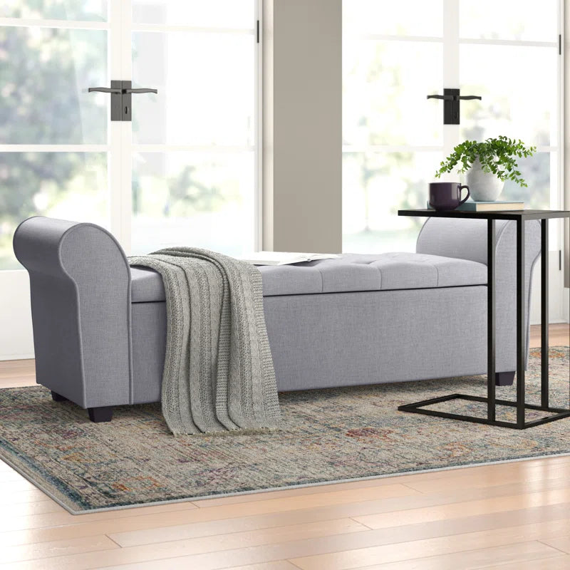 Landaverde Fabric Upholstered Storage Bench