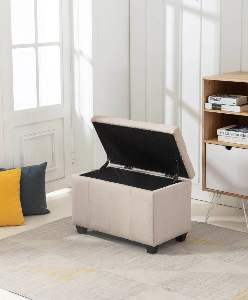 Bacca Fabric Upholstered Storage Bench