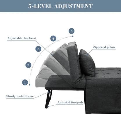 Chaliyah 73.2'' Upholstered Convertible Sleeper Sofa - Design By Technique