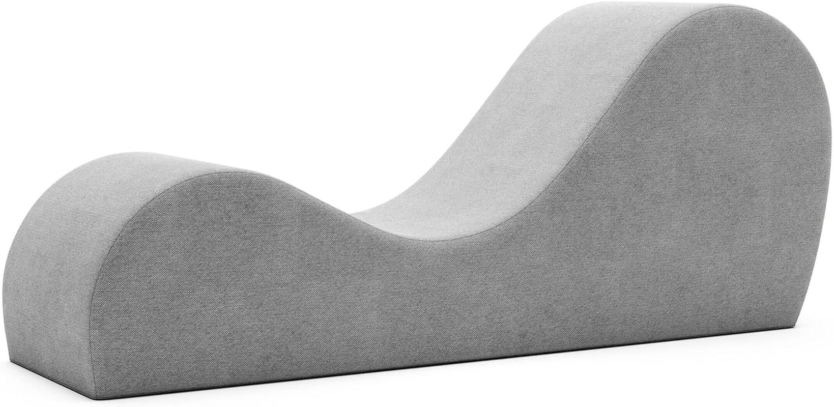 Sleek Chaise Lounge for Yoga-Made in the Usa-For Stretching, Relaxation, Exercise & More, Gun Metal