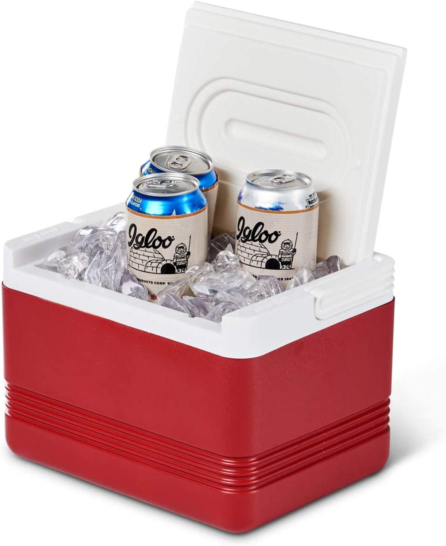 Igloo Legend 6-Can Cooler, Red, 5 Qt