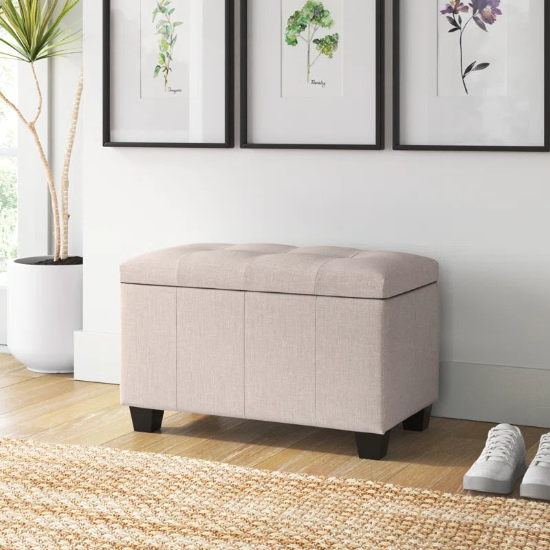 Bacca Fabric Upholstered Storage Bench