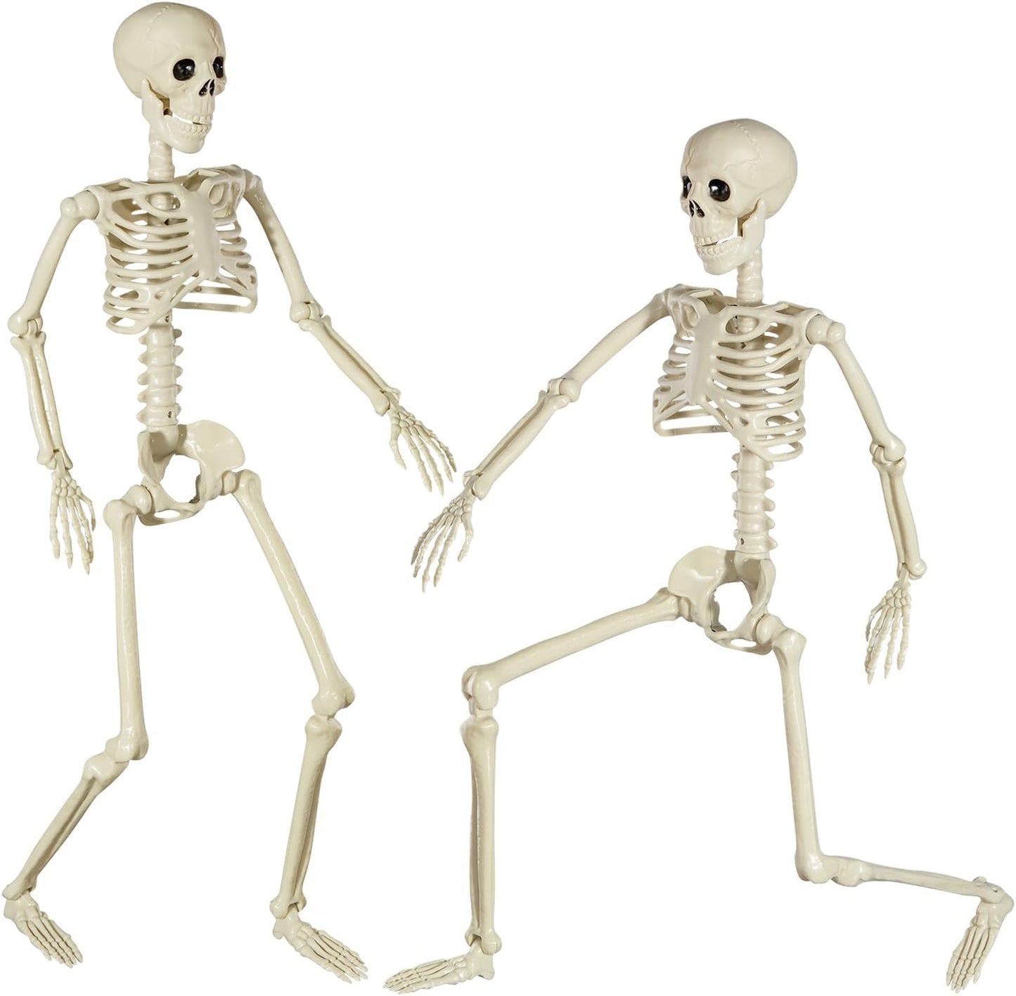 Halloween Skeleton Full Body Posable Joints , 3Ft Human Skeleton Decorations for Party Haunted House Supplies (1Pc)