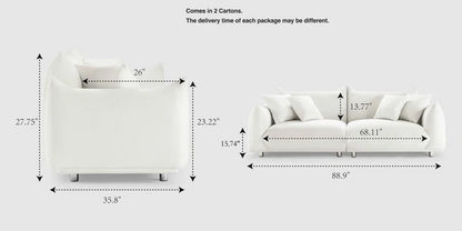 Arnya 88.9" MINIMORE Modern Style Sofa