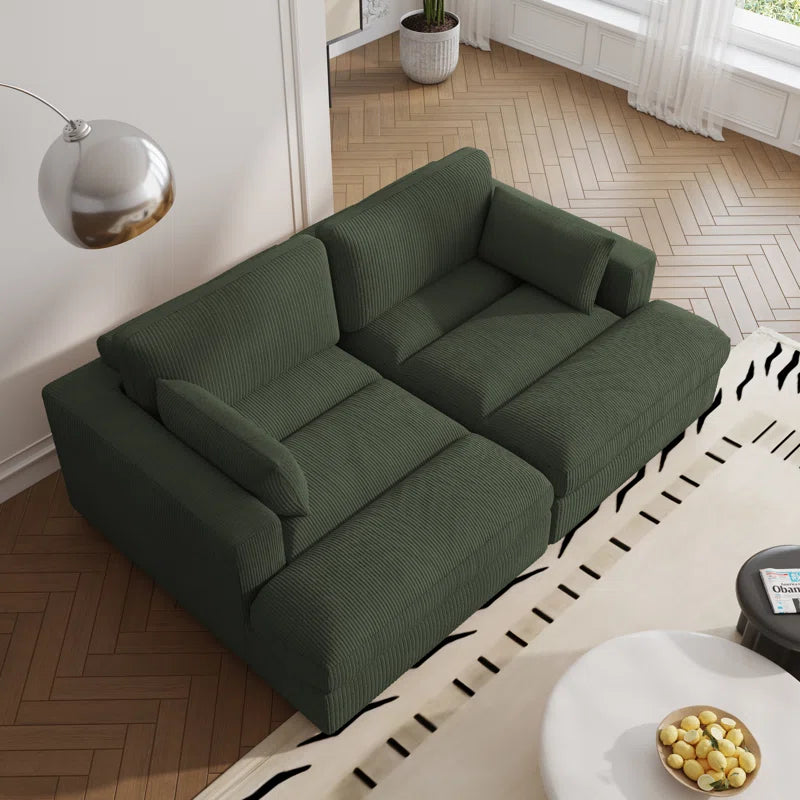 Bentura 83.86'' Recessed Arm Modular Sofa