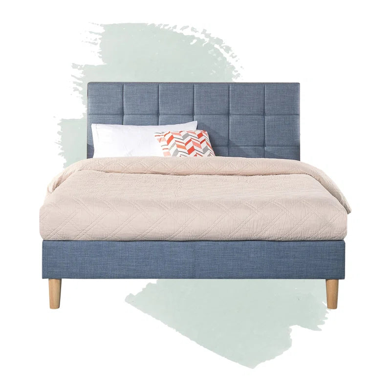 Summons Contemporary Modern Upholstered Platform Bed