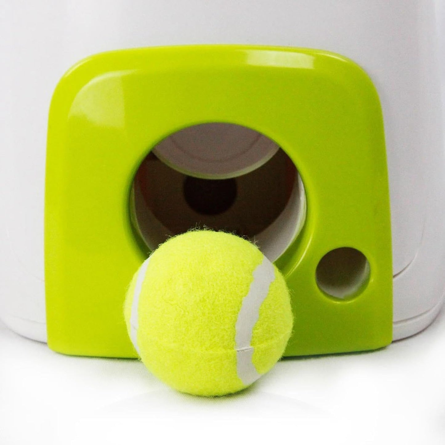 Pet Ball Launcher Toy Dog Tennis Ball Food Reward Machine Thrower Interactive Therapy Slow Feeding Toys for Cats and Dogs