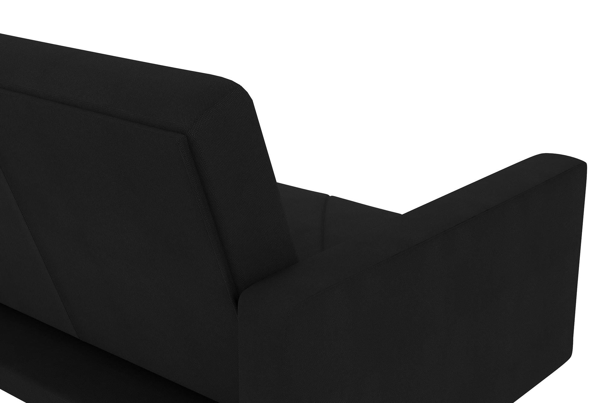 Paxson Futon, Black Linen - Design By Technique