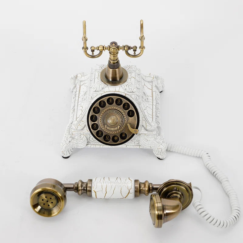 Rotary Dial Corded Telephone