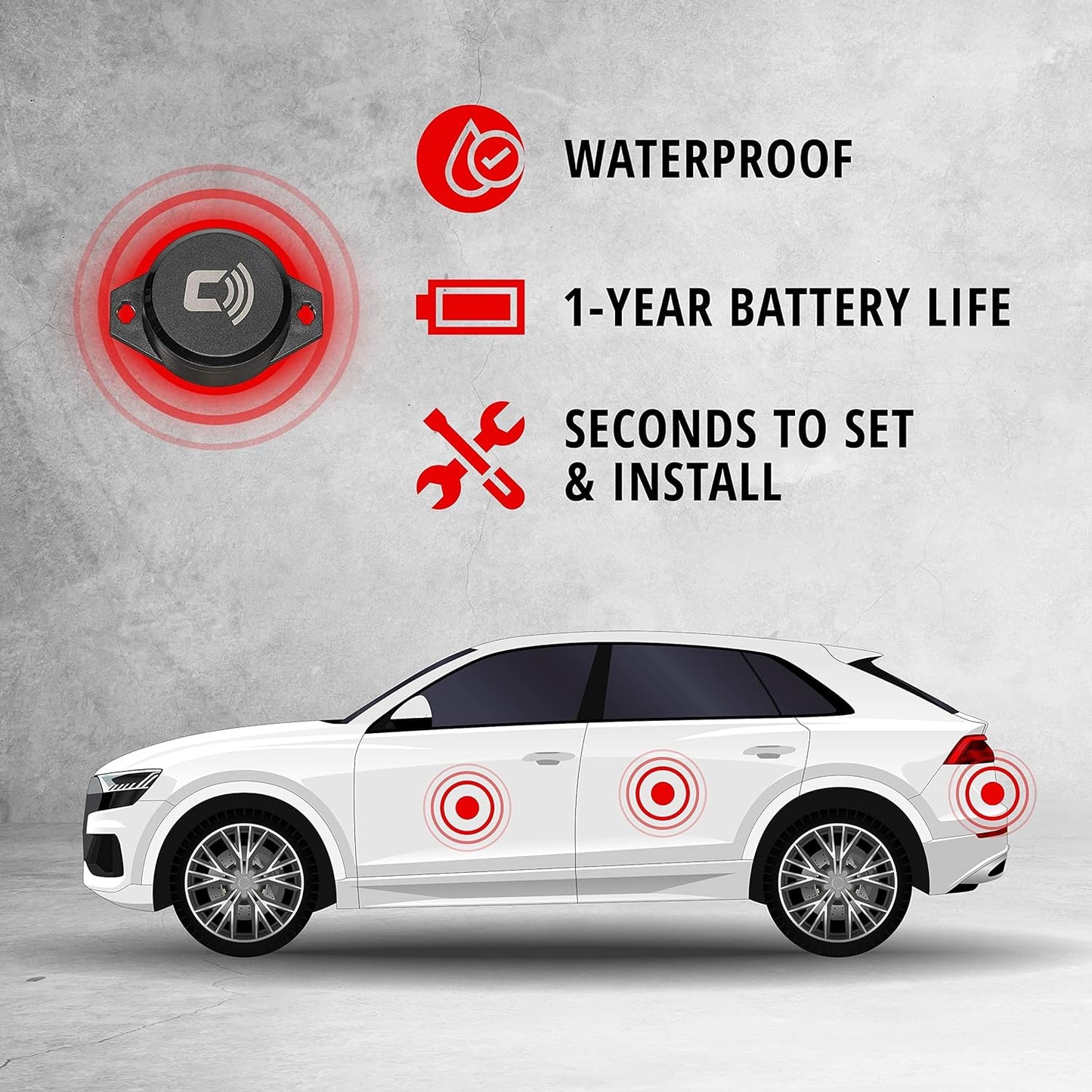 Ultimate Security Bundle 2.0: Real-Time Tracker, Alarm, Bluetooth Vibration Sensor & TAG Accessory. Total Car Protection in One Powerful Package!