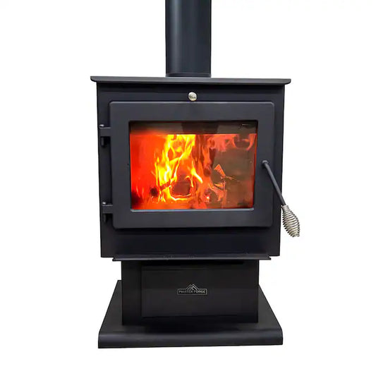 2500-Sq Ft Heating Area Firewood and Fire Logs Wood Stove