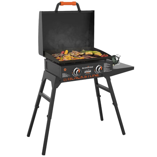 Adventure Ready 22" Propane Griddle with Stand and Adapter Hose