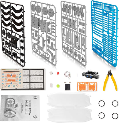 14-In-1 Solar Robot Kit, Educational STEM Science Toy, DIY Solar Power Building Kit, Gift for Kids Boys Girls 8 9 10 11 12 Years Old