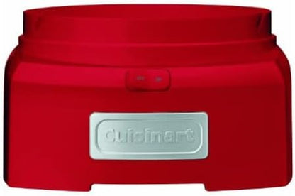 ICE-21RP1 1.5-Quart Frozen Yogurt, Ice Cream and Sorbet Maker, Double Insulated Freezer Bowl Elminates the Need for Ice and Makes Frozen Treats in 20 Minutes or Less, Red