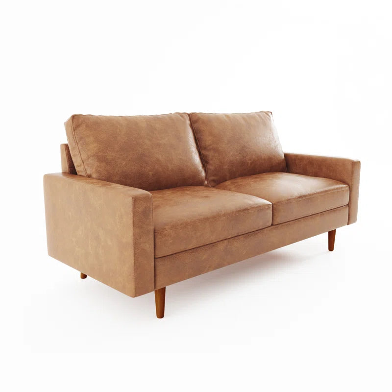 Dover 58'' Faux Leather Loveseat