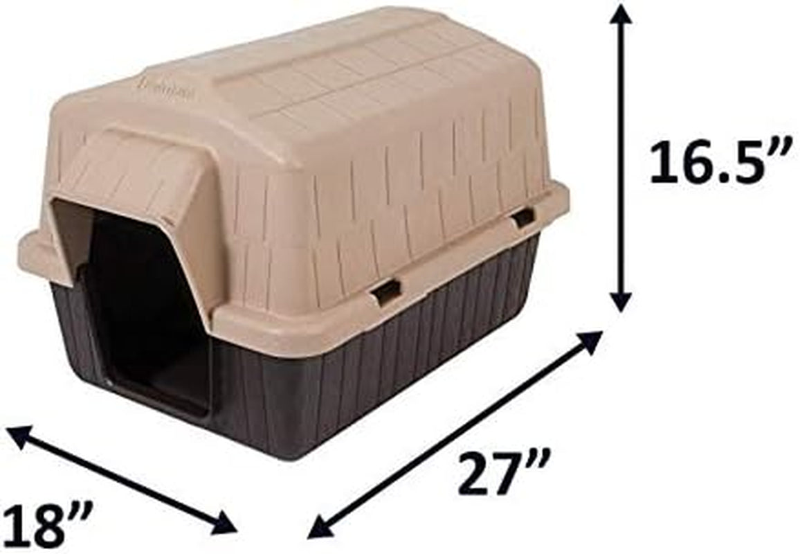 Aspen Pet Outdoor Dog House, Extra Small, for Pets up to 15 Pounds, Made in USA