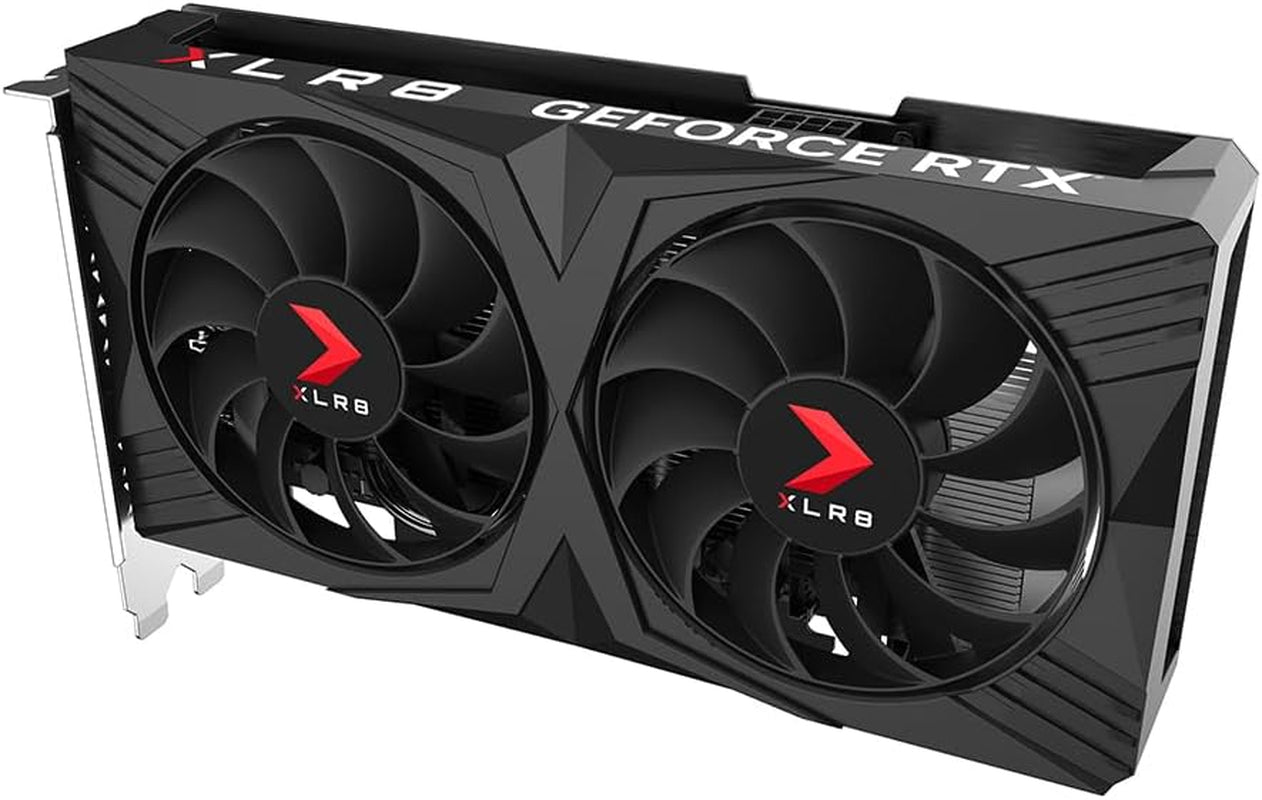 Geforce RTX™ 4060 8GB XLR8 Gaming Verto™ Dual Fan OC Graphics Card DLSS 3 (128-Bit, Pcie 4.0, GDDR6, Hdmi/Displayport, Supports 4K, 2 Slot)