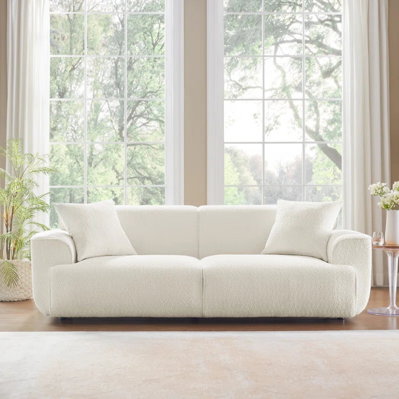 MINIMORE Modern Style Sofa 91" round Arm Sofa