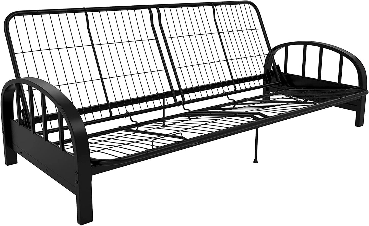 Aiden Metal Futon Frame, Black Large