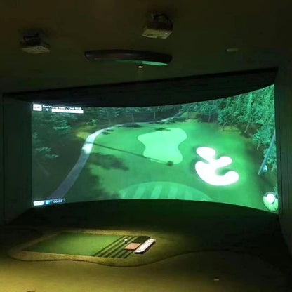 Indoor Golf Simulator Impact Screen for Home Beginners Series Large Projection Screen for Golf Training