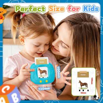 Toddlers Talking Flash Cards with American Accent & 288 Sight Words, Speech Therapy Toys for 3 4 5 6 Years Old Boys and Girls, Learning Educational Montessori Sensory Kit, Kids Birthday Gifts