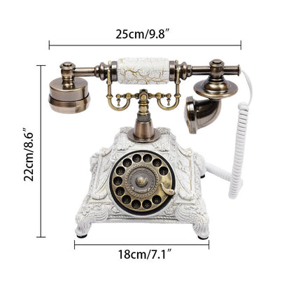 Rotary Dial Corded Telephone