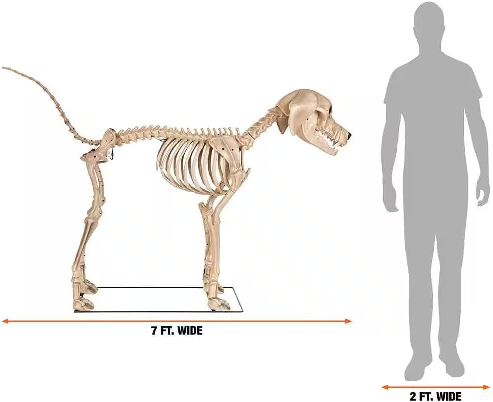 Home Accents 7 Ft. Skelly'S Dog