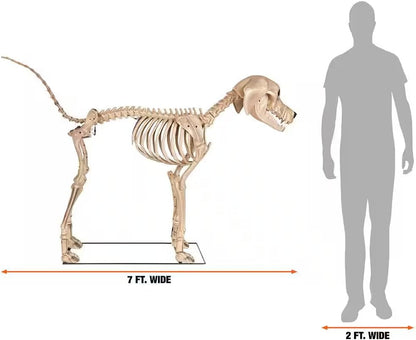 Home Accents 7 Ft. Skelly'S Dog